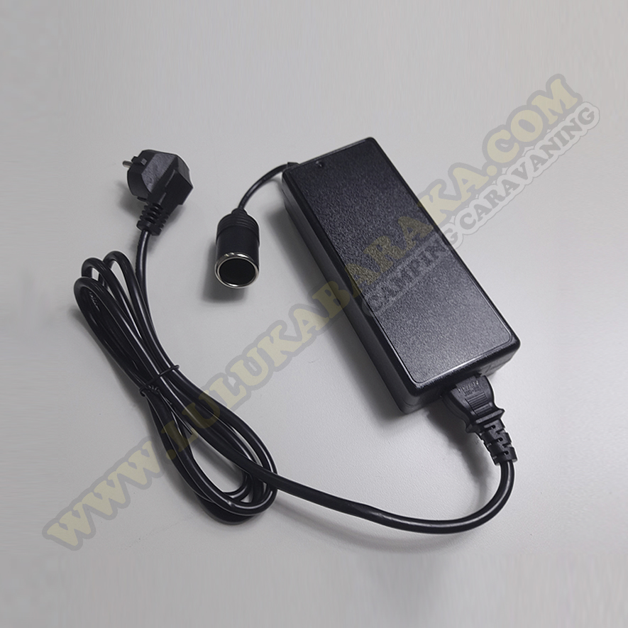 Adaptador 230V a 12V nevera compresor toma mechero